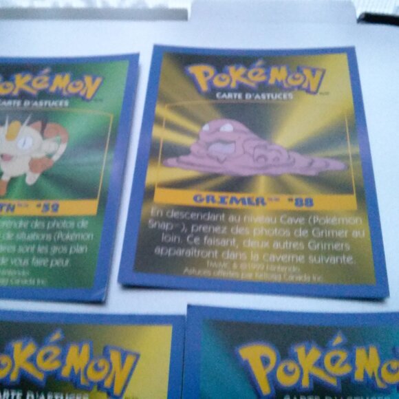 Pokemon 1999 Kelloggs + Topps Cards, 10 Assorted, Pikachu, Jigglypuff, Growlithe - Picture 5 of 16